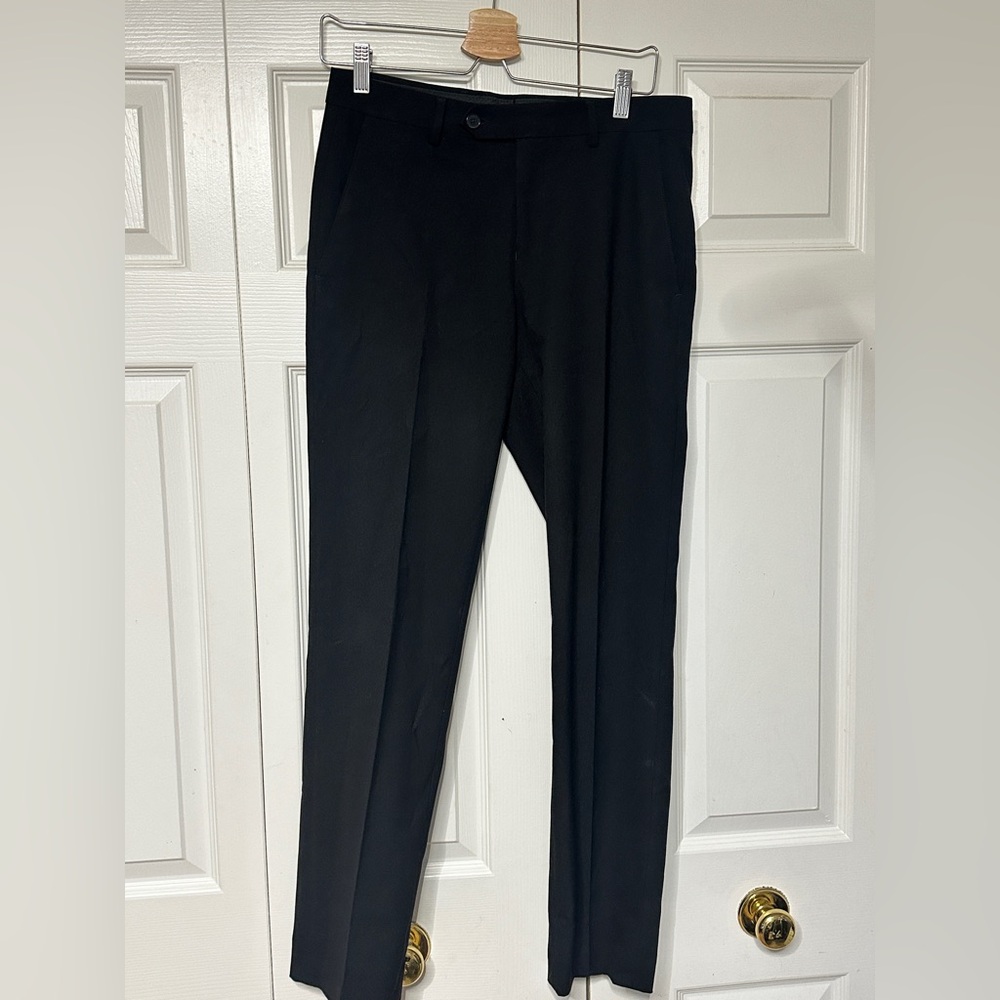 Men’s Calvin Klein slim fit black dress pants